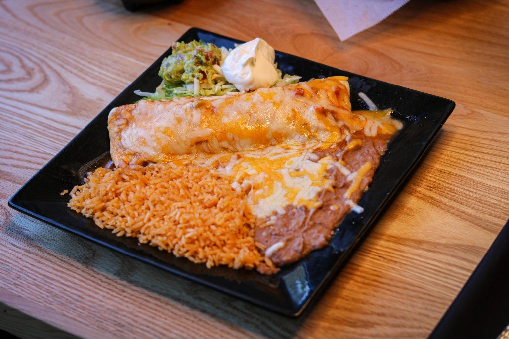 Super Burrito at Tequila Fuego Longview